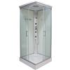 Bagno Italia Cabina box doccia Idromassaggio 80x80 3 getti porte scorrevoli quick line I