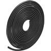 METALLIXITY Nitrile Solido Intemperie 3mm Diameter x 8m Long per Casa Nero | Guarnizione Strip, Solid Meteo Sigillo Strip, Riparazione, Porta