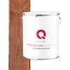 Q-COVER Impregnante Colorato per Legno 2 in 1 Noce 5L Protezione UV Idrorepellente per Interno ed Esterno