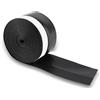 FLEXMAN Paraspifferi Silicone Sottoporta, 5Mx45mm Striscia di Tenuta Nastro Sigillante, Insonorizzante Resistente Alle Intemperie per Finestre in Gomma Siliconica Autoadesiva Resistente(Nero)