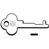 nextradeitalia 10PZ CHIAVI PASSEPARTOUT PER CASSETTE POSTALI 1003P1-1003P1
