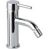 Kiamami Valentina - Rubinetto Miscelatore per Bidet | Finitura Cromata | Rompigetto e Piletta Click Clack in ABS | Cartuccia 35mm, Cromato