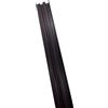Plastik2 Profilo portarete marrone per zanzariere a schermo fisso o magnetico, 198 cm,profilo per zanzariere fai da te (MARRONE)