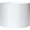 ORION LIGHTSTYLE Paralume in tessuto, 40 cm, attacco E27, E14, lampada da tavolo rotonda, colore bianco