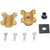 nextradeitalia 1PEZZO PRESA A STAFFA IN OTTONE PER TUBO - uscita filetto F 1/2 x 3/4