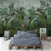 Yimesoy Custom Tropical Forest Monkey Vintage Wallpaper Mural Drawing Room Tv Background Wall Decor 400Cm(W)×280Cm(H)