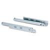 Emuca 3050605 Coppia di Guide Invisibili per Cassetto, Estrazione Totale, Chiusura Soft, Zincato, 440 mm