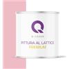 Q-COVER Voc - Vernice in lattice, lavabile, 2 l (circa 14 m²), colore Rosa chiaro, colore per interni, colore da parete, classe 2, colore opaco, per chi soffre di allergie, resistente all'abrasione