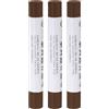 QUARKZMAN Cere per Legno, 3 Pz - Pennarelli per Ritocco Mobili, Cere per Riparazione Graffi Buchi Tavoli Scrivanie Pavimenti in Legno Coperture, Marrone Rosso Scuro