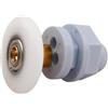 HEIBTENY 4 rotelle per cabina doccia, 19-29 mm, per porta scorrevole, ruote di ricambio per cabine doccia, ruote di ricambio per porta in vetro, per accessori da bagno (19 mm)