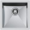 Foster Quadra.1V.40x40.ST Lavello sottopiano Rettangolare Acciaio inossidabile