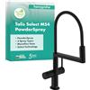 hansgrohe Talis Select M54 PowderSpray - Rubinetto da cucina con doccetta e bocca flessibile 360°, Semi-Pro, Miscelatore cucina con 3 tipi di getto e altezza bocca 210 mm, nero opaco, 72861670