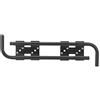 THIRARD - Doppia Barra di Sicurezza per Persiane in Legno - Acciaio - Zincato Nero - Tubo in Acciaio con Spine di Blocco - Fissaggio con 4 Viti Anti-Svitamento - Montaggio Rapido - Ø 16 x 430 mm