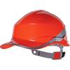 Deltaplus Delta Plus Diamond V Casco Rigido Di Sicurezza In Stile Cappellino Da Baseball, Rosso, Talla única