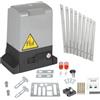Jaxguom - Set motore per cancello scorrevole 1200 kg 550 W, motore per porta garage con 2 telecomandi, apriporta, 2 chiavi di sblocco e funzione di chiusura automatica per hotel, fabbriche