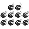 WasiQghs Morsetto for tubo, 20 pezzi Morsetto for cavo da 1/4 di pollice (6 mm) Morsetto isolato con imbottitura in gomma in acciaio inossidabile 304 Morsetto in metallo a forma di R for filo di tubo (Size :