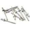 Globstar Rivetti ciechi con mandrino a testa piatta in acciaio inox A2 DIN 7337 6,4 x 12 x 100