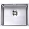 JASSFERRY Lavello da cucina Vasca singola in Acciaio Inox Spazzolato, Sottomontante Lavandino, con set di rifiuti