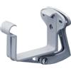 INEFA Staffa per grondaia regolabile, grondaia a scatola 68mm, grigio supporto per grondaia, accessori per grondaie pvc, montaggio facile, Made in Germany