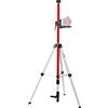 STIER Asta telescopica STIER per laser a linee incrociate da 360 cm, strumenti di misura laser e accessori, altezza di 20 - max. 365 cm, supporto telescopico per strumenti di livellamento, compatibile con