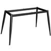 SANJIAOJIA Robusto Gambe per Tavolo in Ferro,Gambe Tavolo in Metallo con Ventose + Vite,Telaio Tavoli Struttura Base Protezione Piedini Tavolo per Industriale Scrivania,Pranzo Tavoli (105cm x 55cm x 72cm,Black)