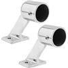 TopHomer Confezione da 2 staffe per corrimano per barca marina 60 ° Deck End Stanchion 316 supporto per corrimano in acciaio inossidabile φ 22 mm per tubo per yacht Rail Raccordo hardware
