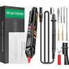 Jemora A3009 Mini multimetro a penna con trasmissione vocale 6000 conteggi Voltmetro VA Display LCD inverso Torcia NCV Tester per tensione Resistenza Capacità Temperatura On/Off Diodo Misurazione
