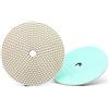 NEFLUM 2 Pz 7 Diamantato Lucidatura Pad 180mm Diamante Mola Per Granito Pietra Di Marmo Uso Bagnato Disco Lucidatura Bianco,Grana 1500