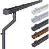 INEFA Set 2x grondaia in PVC NW68 / 68 mm - grondaia a cassetta 3 m antracite - kit grondaia con pluviale PVC-U per casetta da giardino - 2 lati tetto