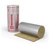 4home&work Rockwool - Tappetino isolante in lana di roccia, rivestimento in alluminio, 20-80 mm (marrone, 20 mm - 10 m x 1 m)