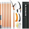 Roomark Cesoie telescopiche da 2-8 m, prolunga per cesoie da giardino, attrezzi da giardino per potatura, potatura telescopica leggera e molto resistente