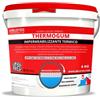 MR.DYES THERMOGUM GUAINA LIQUIDA TERMICA IMPERMEABILIZZANTE BIANCA da 1-6-20 KG. (FIBRATA, 6 KG)