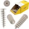 Marke Dämmstoffdübel Thermo senza ponti termici, installazione senza preforatura o utensili speciali possibili, tasselli in polistirene espanso, tasselli in polistirolo, tasselli a spirale (25 x 85-25 pz.)