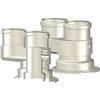 MBM SDOPPIATORE SCARICO CALDAIA A CIABATTA 60/100 A 80-80 MOD.4 PLASTICA PPs condensazione