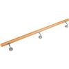 V2Aox Corrimano Scalo Ringhiera Incastrata alla Balaustra Legno di Faggio V2Aox 50-230 cm, VA-hlaufbuche-Länge:180 cm