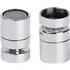 ZJHLE adattatore per rubinetto in ottone 12/14/16/18/20/22/24mm Aeratore girevole a 360 gradi filettatura femmina o maschio, 18mm femmina