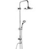 Tatay Colonna doccia modello Paris, Acciaio inox, Attacco universale, Diametro 5 mm, Colore cromo. Misure 20,8 x 49 x 110 cm
