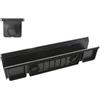 UTILFER CANALETTA DI SCOLO ABS NERA CARRABILI CON GRIGLIA - TUTTE LE MISURE (CON GRIGLIA IN PLASTICA ABS CM 100 x 20 H 15)