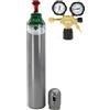 Bestschweissen.de Argon, bombola di gas di protezione Argon, 8 l, con riduttore di pressione, Argon, bottiglia di argon, 200 bar + riduttore di pressione Ar/CO2-10, BestSchweissen.de, per saldatura TIG MIG MAG
