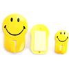 HAND No.2086 Ganci facili da attaccare, multi-dimensioni e autoadesivi, Ganci a forma di Smile - Confezione da 3, Ogni gancio regge fino a 2kg, ganci per Bagno/Cucina