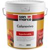 SAN MARCO COLOREVIVO BIANCOVIVO PITTURA SUPERLAVABILE BIANCA PER INTERNI, ALTO PUNTO DI BIANCO, 14 LT…