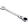 KATUR Chiave combinata a cricchetto 21 mm, chiave a cricchetto con testa flessibile, design industriale a doppio uso, utensile metrico professionale in acciaio al cromo vanadio