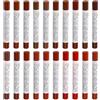 QUARKZMAN Mobili Ripara Cera Pastelli Kit 20pz - Legno Stucco Stick Ritocco Up Mobili Pennarelli - per Graffi Fori Tavoli Scrivanie Legno Pavimento Laminato Copertine Rosso Serie