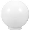 Zerodeko Lampada Da Esterno Acrilico Con Paralume Sferico Copertura Per Lampioni Da Giardino e Muri Design Leggero e Pratico