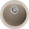 Generico Elleci Lavello Incasso Fox Round 1 vasca tonda ⌀45 Avena Granitek LGFROU51