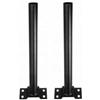 topolenashop 2x STAFFE PALO PER LAMPIONE SOLARE STRADALE SUPPORTO METALLO STAFFA MURO PARETE