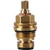 Ameurey Inserto di ricambio per valvola a disco in ceramica in ottone 1/2 BSP 20 denti tradizionale standard rondella rubinetto valvola di compressione inserto ghiandola (1PC)