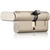 GERCAR Pro MKS MASTER Key System, cilindro a pomello, 45/45, con chiave master Hausmeister combinabile a piacimento, serratura a cilindro con pomello, lunghezza: 90 mm, A:45 B:45