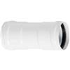 Imar srl RACCORDO DI GIUNZIONE FF MANICOTTO SMALTATO BIANCO ALLUMINIO (DIAMETRO 60 mm)