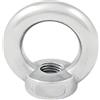 bricoleva.it Golfare Femmina In Acciaio Inox Con Filetto Metrico, Anello di Fissaggio per Sollevamento e Ancoraggio, Accessorio per Nautica, Carpenteria, Ferramenta Industriale (Femmina, M6)
